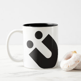 Taza Bicolor Creaciones de TYP(O): Umlaut Ü