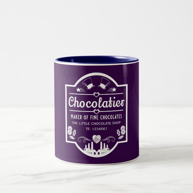 Taza Bicolor Creador de chocolate (Centro)
