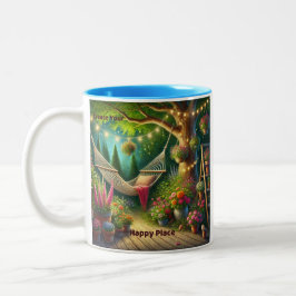 Taza Bicolor Crear el Personalizable Happy Place