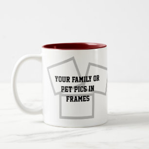 Taza Bicolor Crear sus propios regalos para Navidades   Foto fa