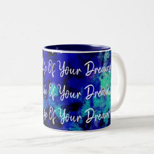 Taza Bicolor Crear una cita inspiradora para la vida de tus sue