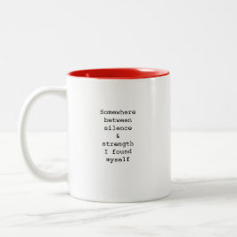 Taza Bicolor Create Your Own Custom Quote Coffee Mug
