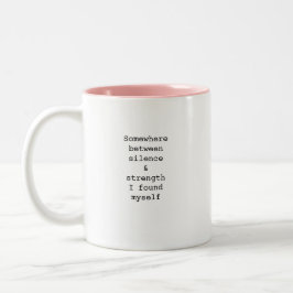 Taza Bicolor Create Your Own Custom Quote Coffee Mug