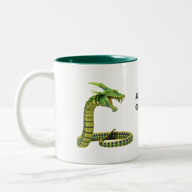 Taza Bicolor Creatura legendaria (Izquierda)