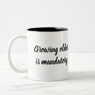 Taza Bicolor Crecer es obligatorio