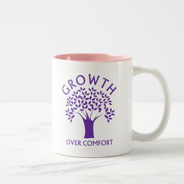 Taza Bicolor Crecimiento sobre la comodidad (Derecha)