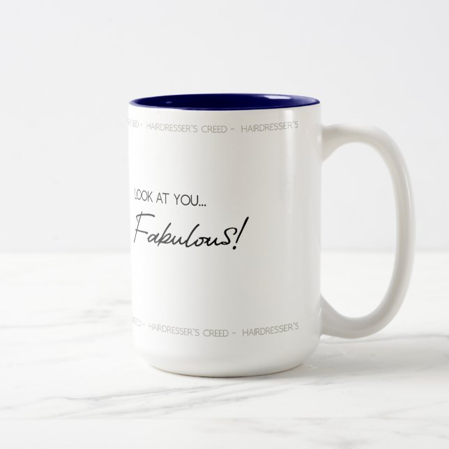 Taza Bicolor Creed Mug de Hairdresser (Derecha)