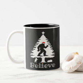 Taza Bicolor Creer árbol de Navidad de criptozoología para pies