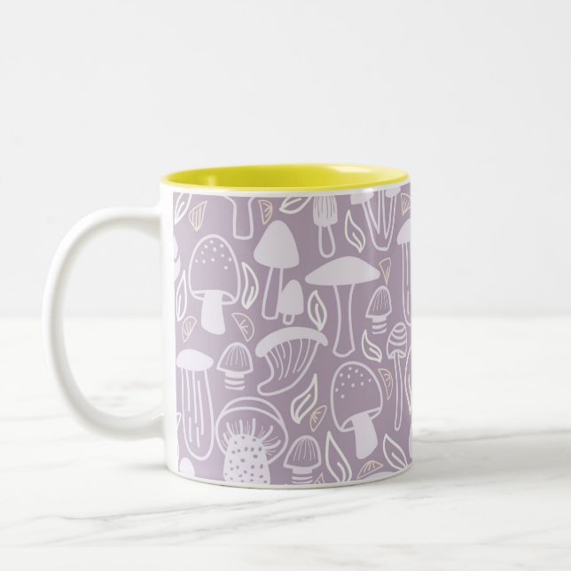 Taza Bicolor Crema gris hongo (Izquierda)