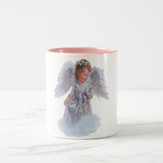 Taza Bicolor Creo en los ángeles (Centro)
