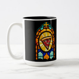 Taza Bicolor Creo en pizza