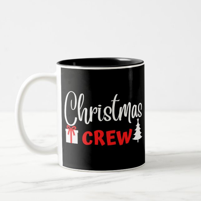 Taza Bicolor CREW de navidades (Izquierda)