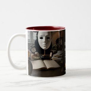 Taza Bicolor Creyendo Que Estaba Bien Frase Del Libro