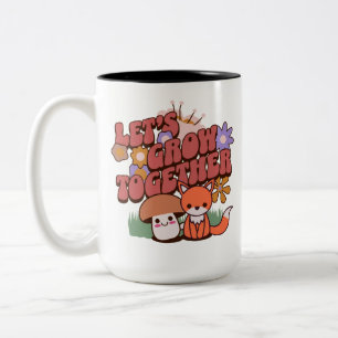 Taza Bicolor Crezcamos Juntos
