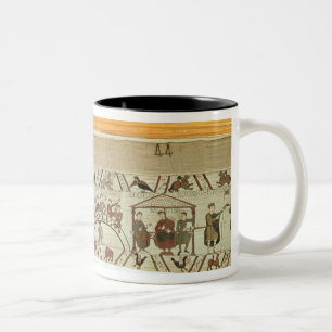Taza Bicolor Criados que preparan un banquete para Guillermo I