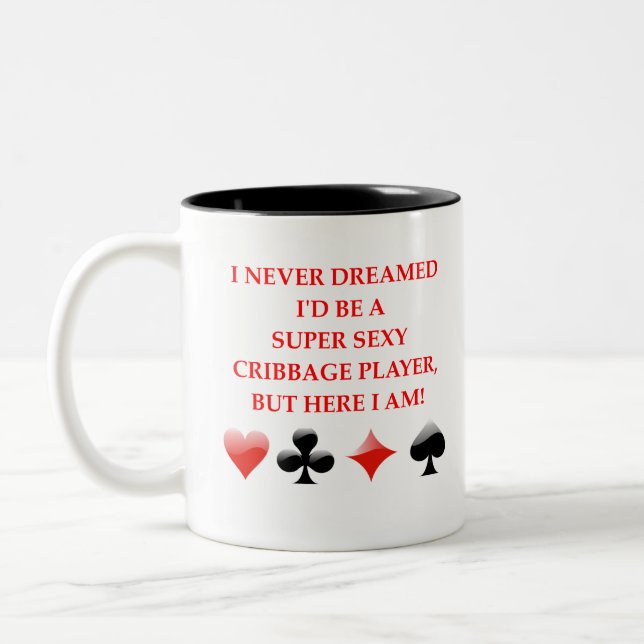 TAZA BICOLOR CRIBBAGE (Izquierda)