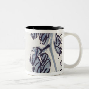Taza Bicolor Crisantemo