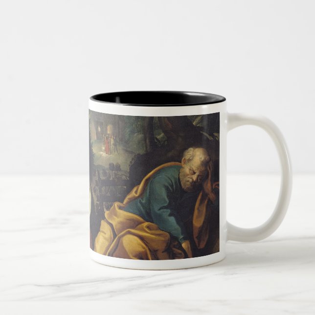 Taza Bicolor Cristo en el jardín de aceitunas, 1625 (Derecha)