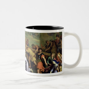 Taza Bicolor Cristo que lleva la cruz, 1684 (aceite en lona)