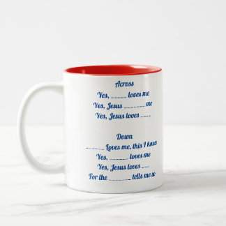 Taza Bicolor Crossword