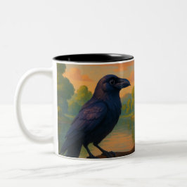 Taza Bicolor Crow