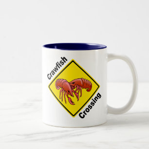 Taza Bicolor Cruce de langostas