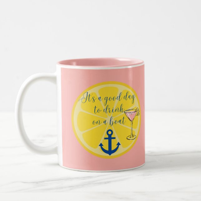 Taza Bicolor Crucero en barco (Izquierda)