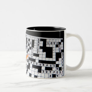 Taza Bicolor Crucigrama