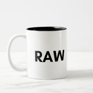Taza Bicolor crudo