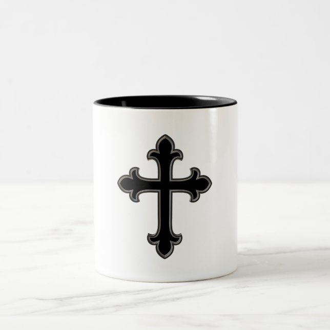 Taza Bicolor Cruz cristiana (Centro)