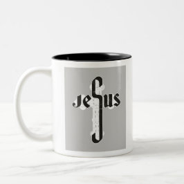 Taza Bicolor Cruz de Jesús