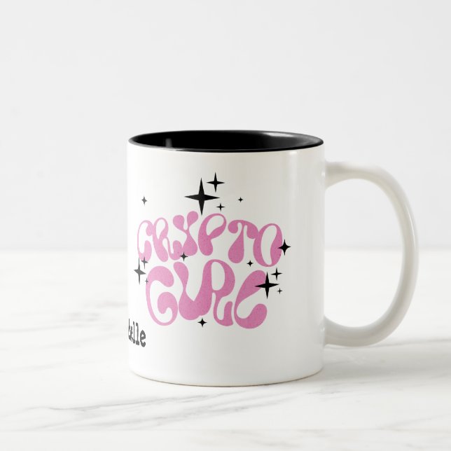 Taza Bicolor Crypto Chica Mug (Derecha)
