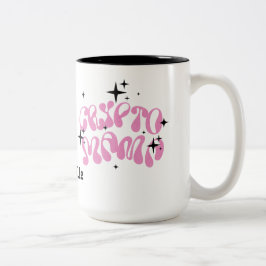 Taza Bicolor Crypto Mama Mug