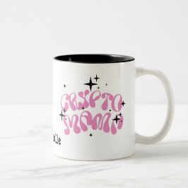 Taza Bicolor Crypto Mama Mug