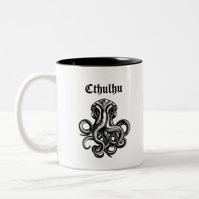 Taza Bicolor Cthulhu Lord - Savior Lovecraft (Izquierda)