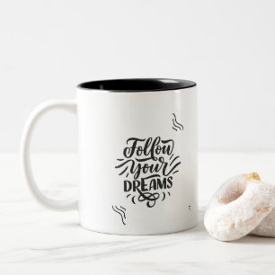 Taza Bicolor Cuaderno de arte de línea de rostro de mujer estét