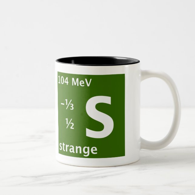 Taza Bicolor Cuadrado extraño (mano izquierda) (Derecha)