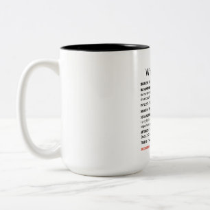 Taza Bicolor Cuál es 2+¿2? Chistes divertidos del retruécano de