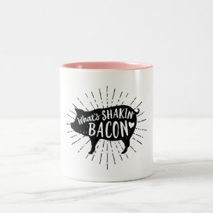 Taza Bicolor Cuál es diversión del tocino de Shakin