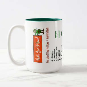 Taza Bicolor ¿Cuál es tu nombre de elfo Mug?