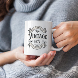 Taza Bicolor Cualquier año cumpleaños vintage
