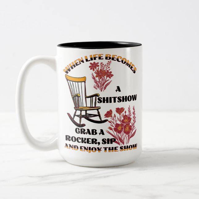 Taza Bicolor Cuando la vida se vuelve (Izquierda)