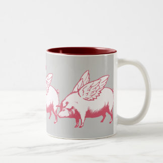 Taza Bicolor Cuando los cerdos vuelan