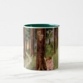 Taza Bicolor Cuándo Nos Encontraremos Con Valentine Mug Vintage