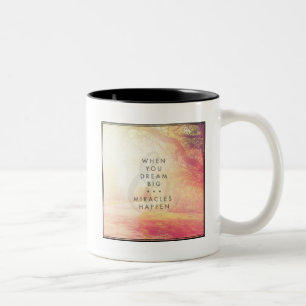 Taza Bicolor Cuando usted soña