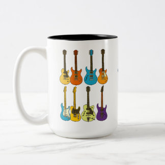 Taza Bicolor ¿Cuántas guitarras necesito? (solo una más)