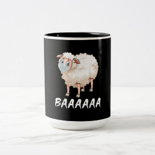 Taza Bicolor Cuarentena divertida Regalos de moda para ovejas