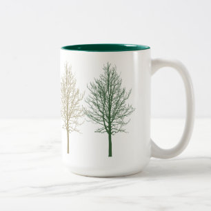 Taza Bicolor Cuatro árboles