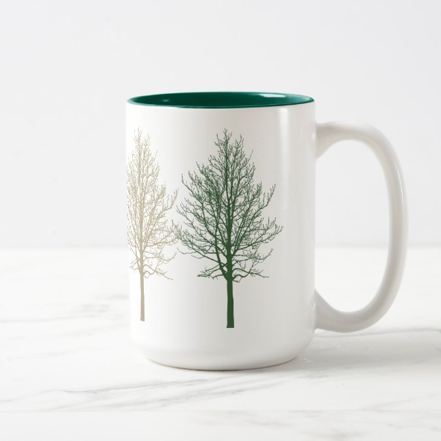 Taza Bicolor Cuatro árboles (Derecha)