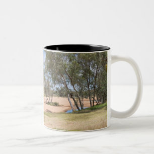 Taza Bicolor Cuenca del río Todd cerca de Alice Springs
